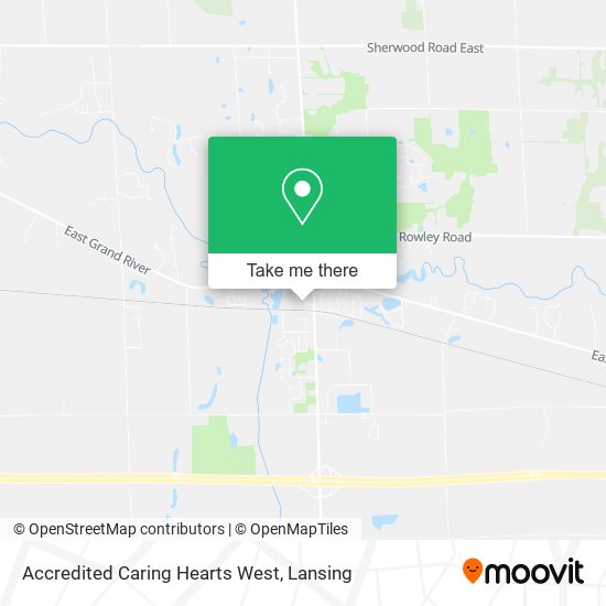 Accredited Caring Hearts West map