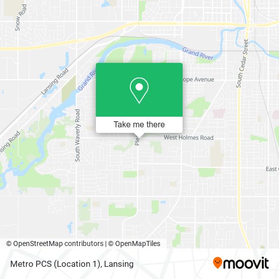 Mapa de Metro PCS (Location 1)