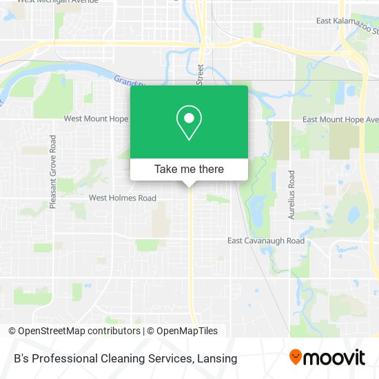 B's Professional Cleaning Services map