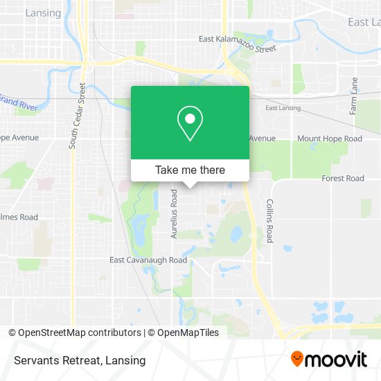 Mapa de Servants Retreat