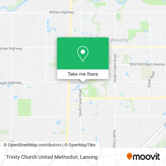 Trinity Church United Methodist map