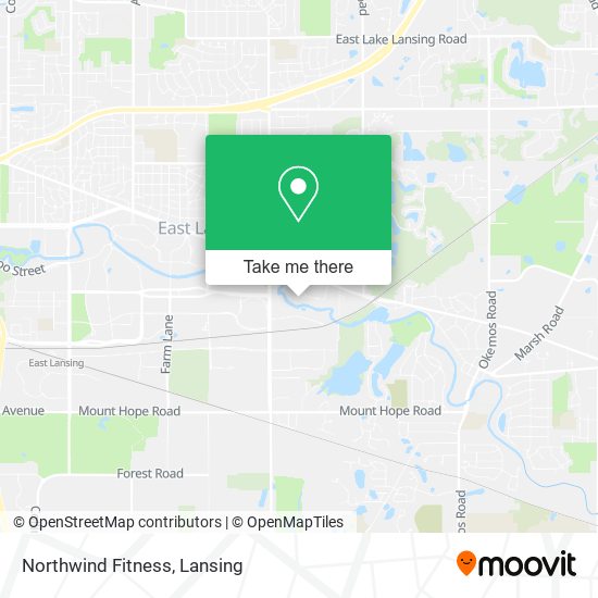 Northwind Fitness map