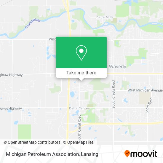 Mapa de Michigan Petroleum Association