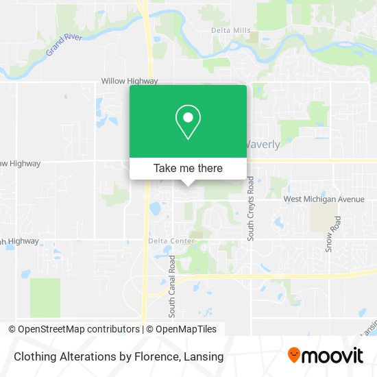 Mapa de Clothing Alterations by Florence