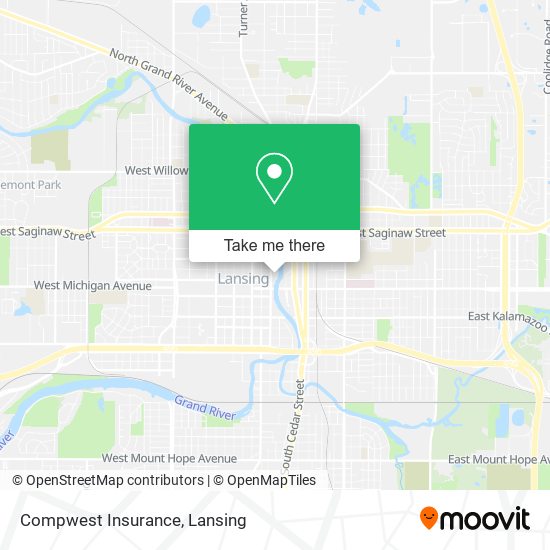 Compwest Insurance map