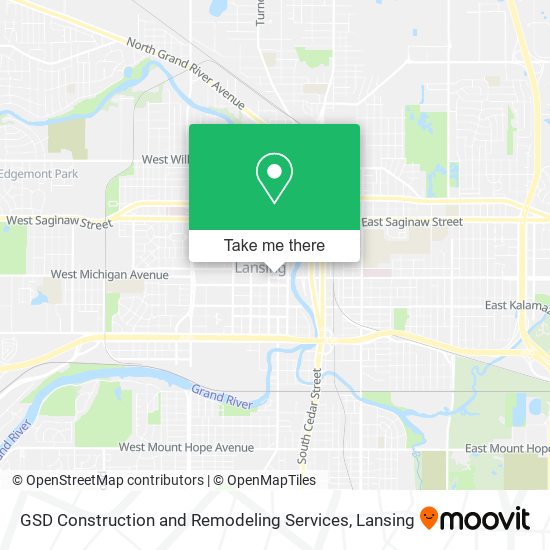 GSD Construction and Remodeling Services map