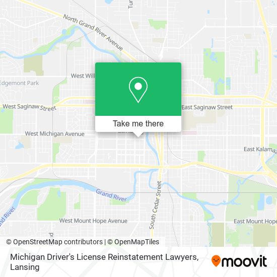 Michigan Driver's License Reinstatement Lawyers map