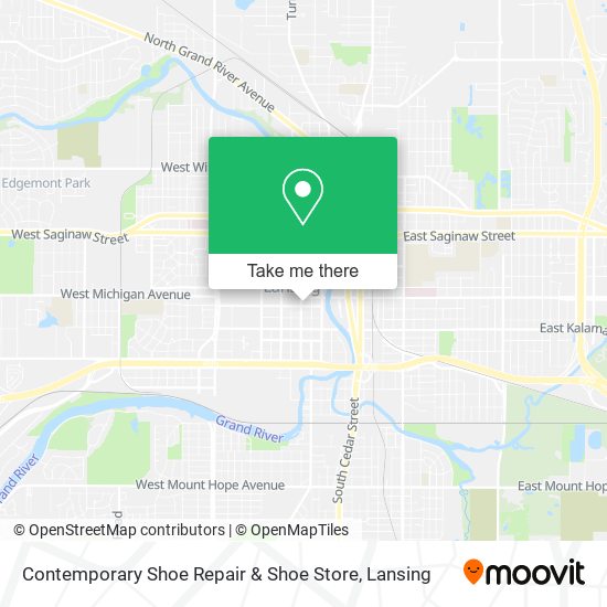 Contemporary Shoe Repair & Shoe Store map