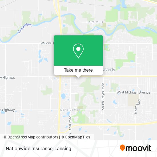 Nationwide Insurance map