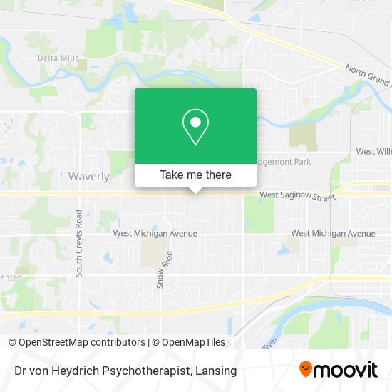 Dr von Heydrich Psychotherapist map