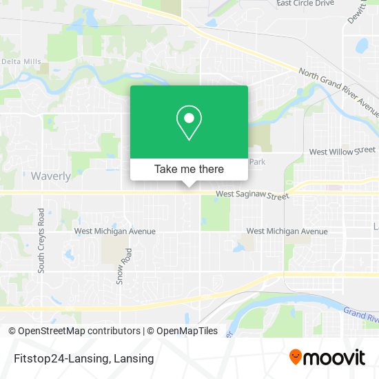 Mapa de Fitstop24-Lansing