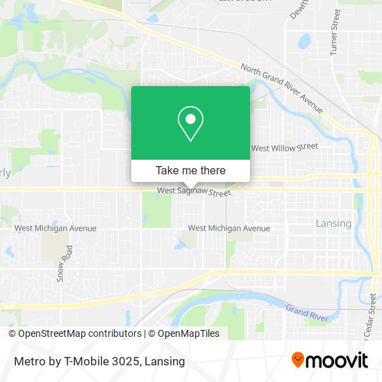 Metro by T-Mobile 3025 map