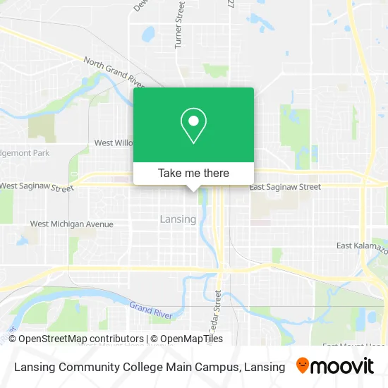 Lansing Community College Main Campus map