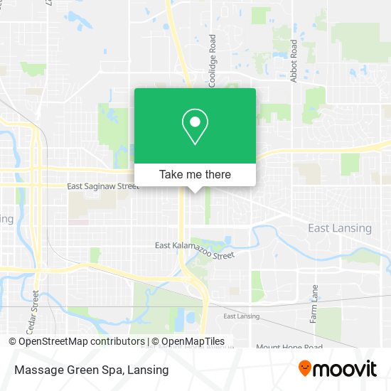 Massage Green Spa map