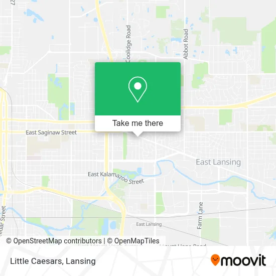 Little Caesars map