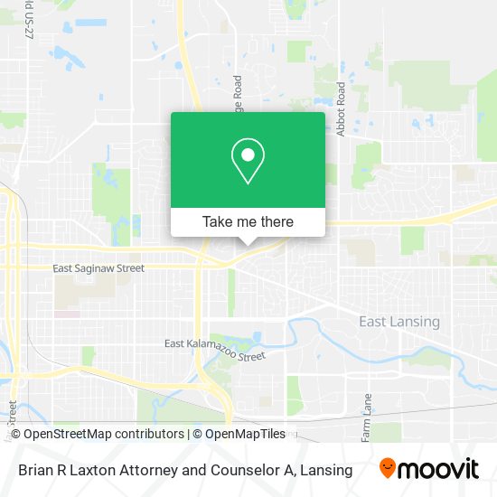 Mapa de Brian R Laxton Attorney and Counselor A