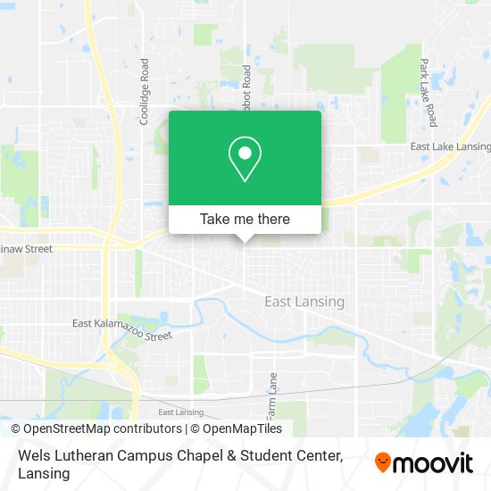 Wels Lutheran Campus Chapel & Student Center map