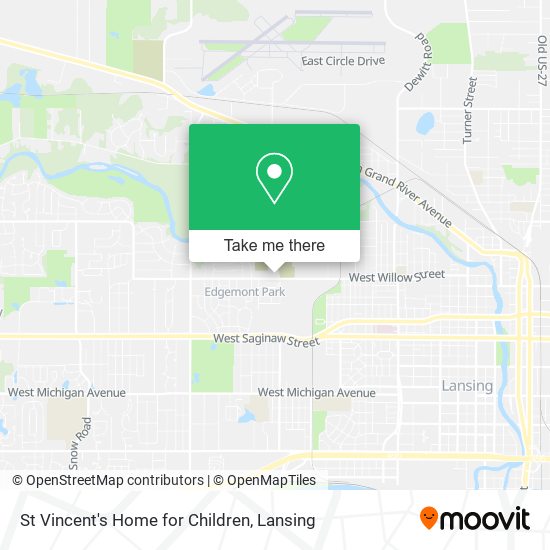 St Vincent's Home for Children map