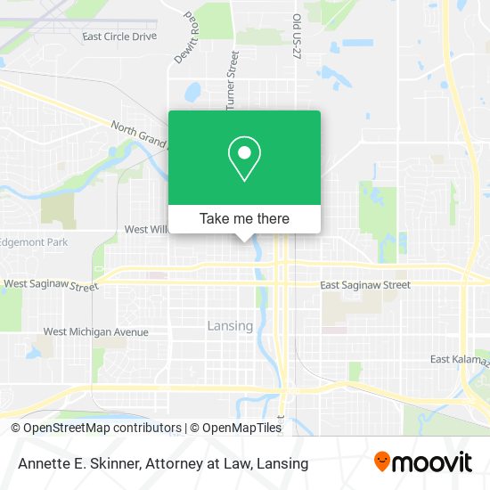 Annette E. Skinner, Attorney at Law map