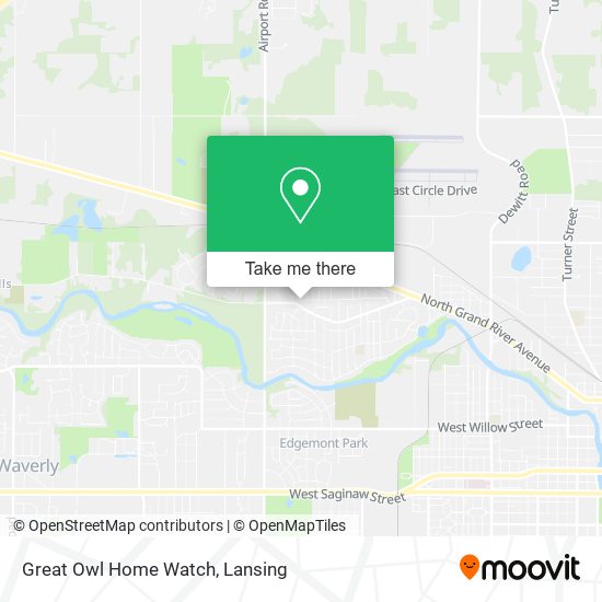 Great Owl Home Watch map