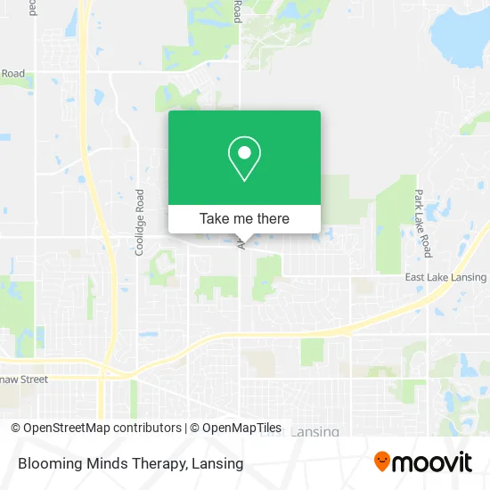 Blooming Minds Therapy map