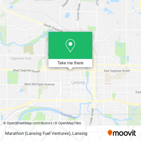 Marathon (Lansing Fuel Ventures) map
