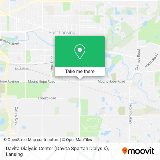 Davita Dialysis Center (Davita Spartan Dialysis) map