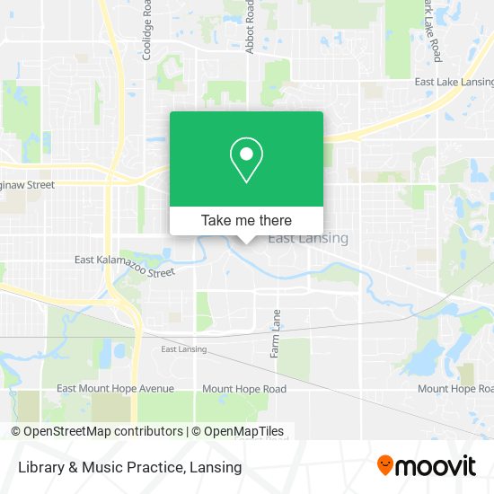 Library & Music Practice map