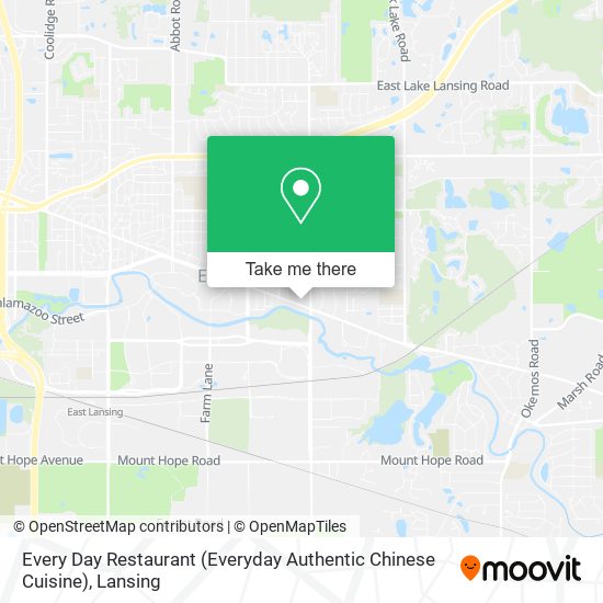 Mapa de Every Day Restaurant (Everyday Authentic Chinese Cuisine)