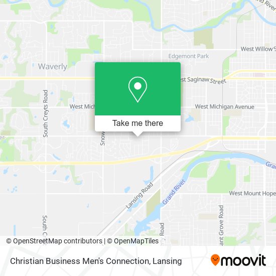Christian Business Men's Connection map