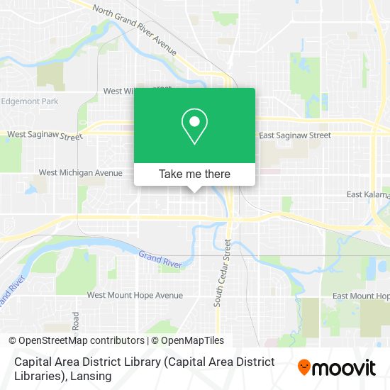 Capital Area District Library map