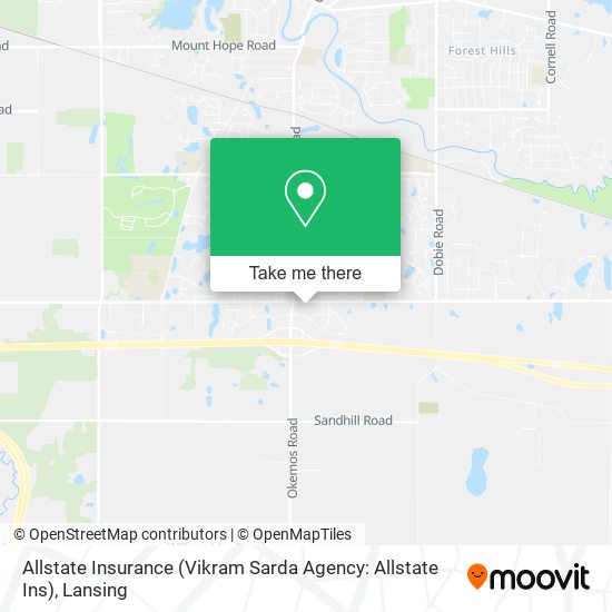Allstate Insurance (Vikram Sarda Agency: Allstate Ins) map