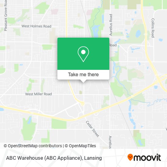 ABC Warehouse (ABC Appliance) map