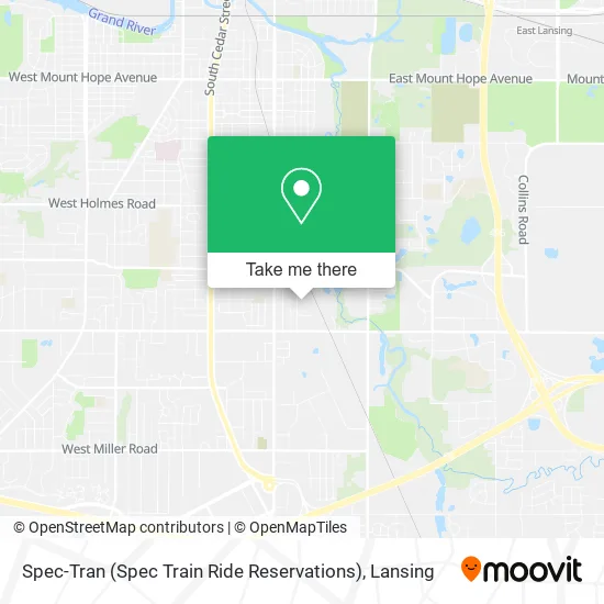 Spec-Tran (Spec Train Ride Reservations) map