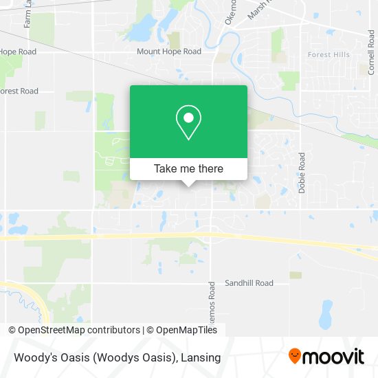 Woody's Oasis (Woodys Oasis) map