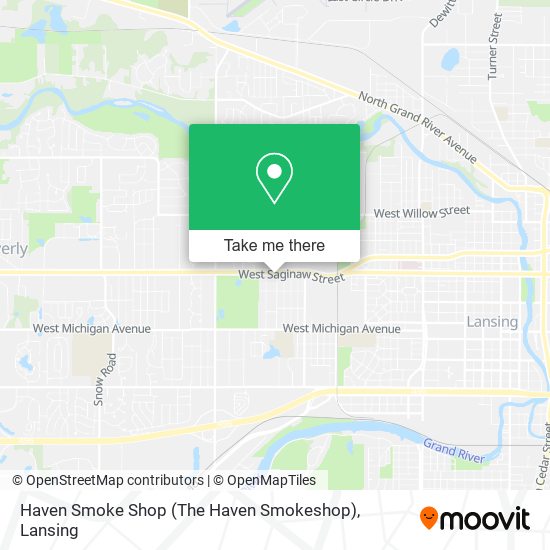 Mapa de Haven Smoke Shop (The Haven Smokeshop)