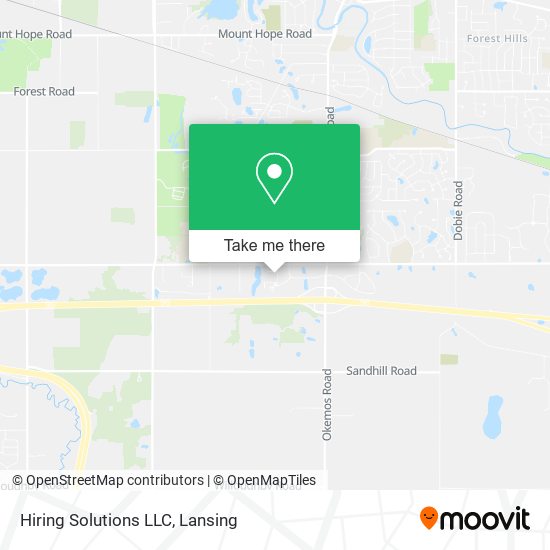 Hiring Solutions LLC map