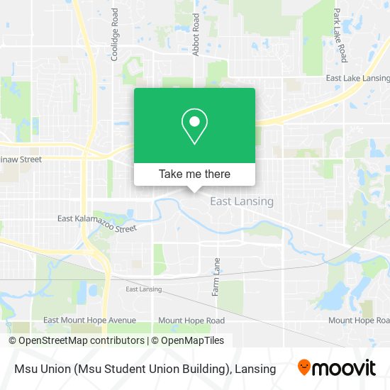 Msu Union (Msu Student Union Building) map