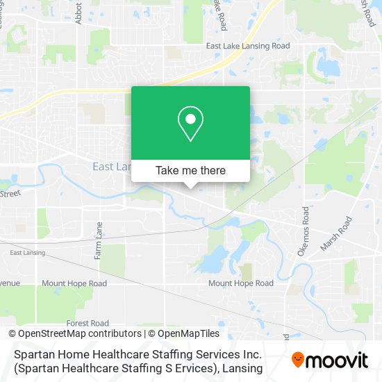 Mapa de Spartan Home Healthcare Staffing Services Inc. (Spartan Healthcare Staffing S Ervices)