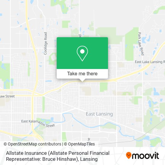 Allstate Insurance (Allstate Personal Financial Representative: Bruce Hinshaw) map