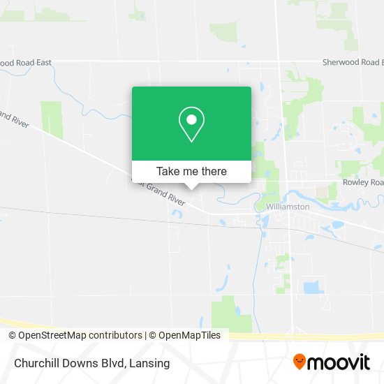 Churchill Downs Blvd map