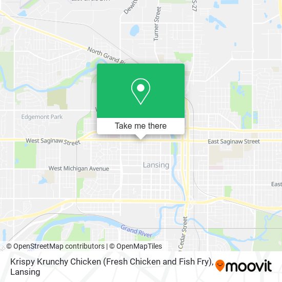 Mapa de Krispy Krunchy Chicken (Fresh Chicken and Fish Fry)