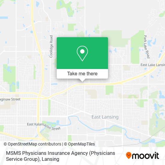 MSMS Physicians Insurance Agency (Physicians Service Group) map