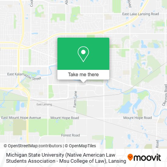 Michigan State University (Native American Law Students Association - Msu College of Law) map