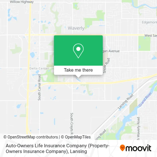 Auto-Owners Life Insurance Company (Property-Owners Insurance Company) map