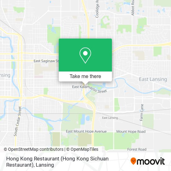 Mapa de Hong Kong Restaurant