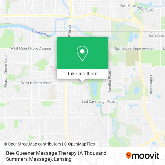 Bee Queener Massage Therapy (A Thousand Summers Massage) map