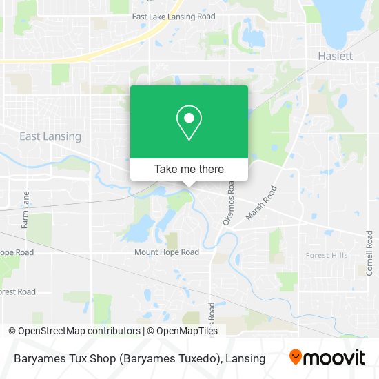 Baryames Tux Shop (Baryames Tuxedo) map