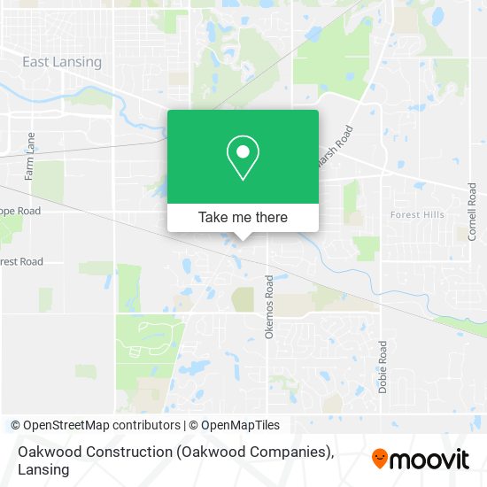 Mapa de Oakwood Construction (Oakwood Companies)