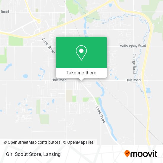 Girl Scout Store map